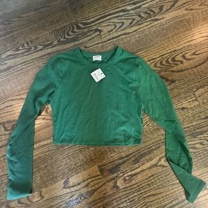 Cotton On Green Long Sleeve Tee Brand New